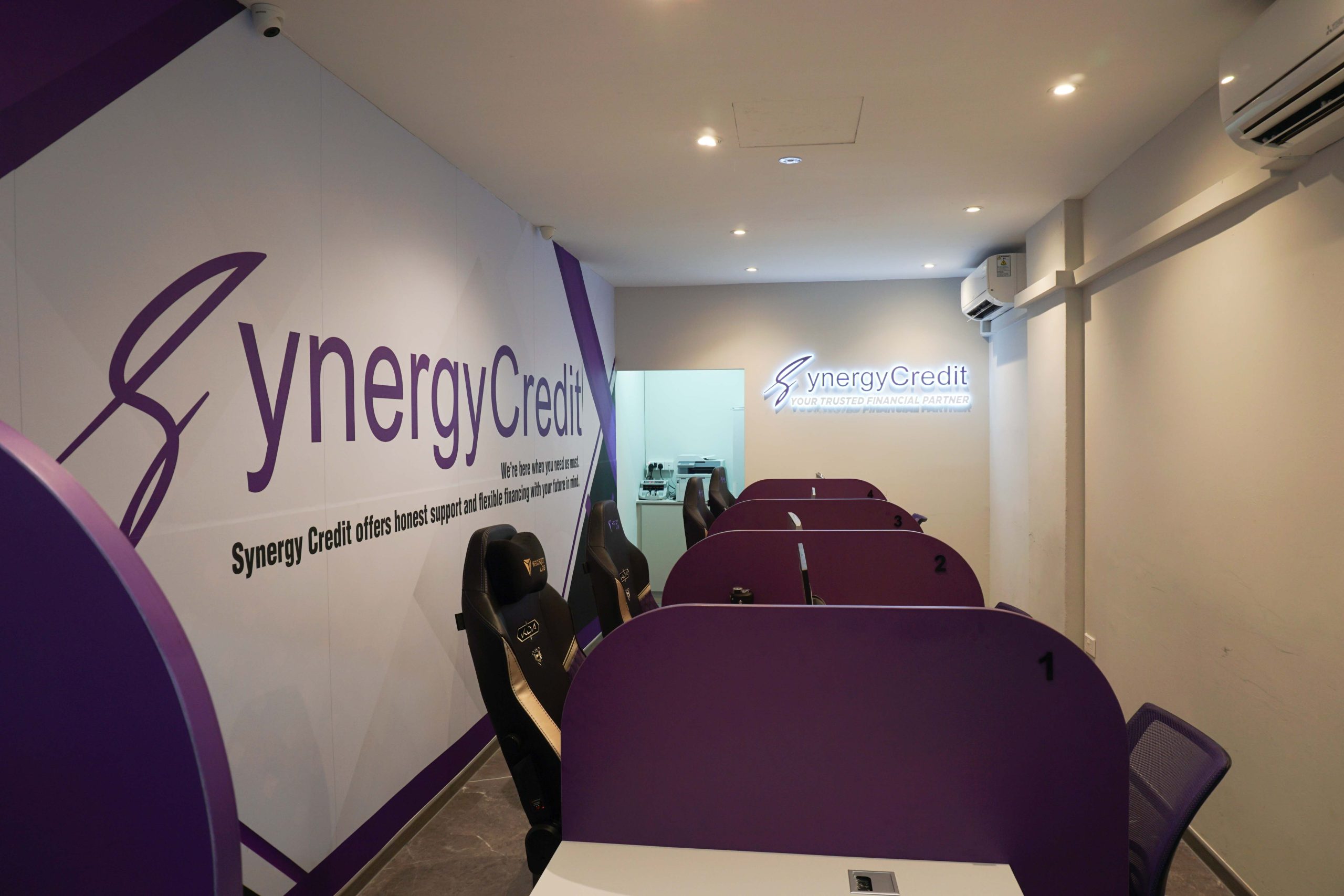 Another shot of Synergy Credit's Office Interior