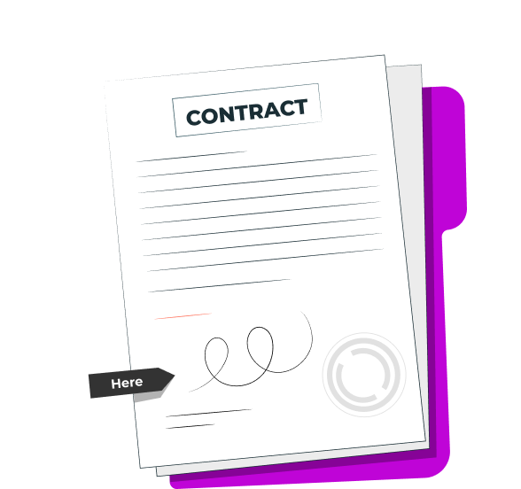 Once you’ve understood and are OK with everything, sign your loan contract